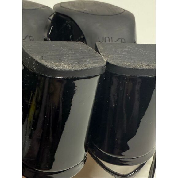 Unisa Hayney Womens Pointed Closed Toe Block Heel Pumps Size 6 Black See Notes - Picture 5 of 10